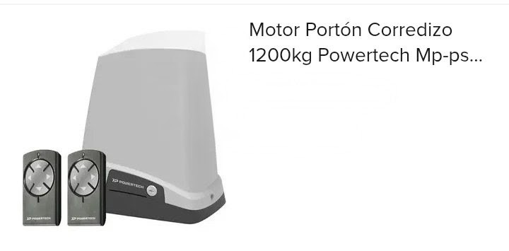 Motor Powertech de 1200KG.